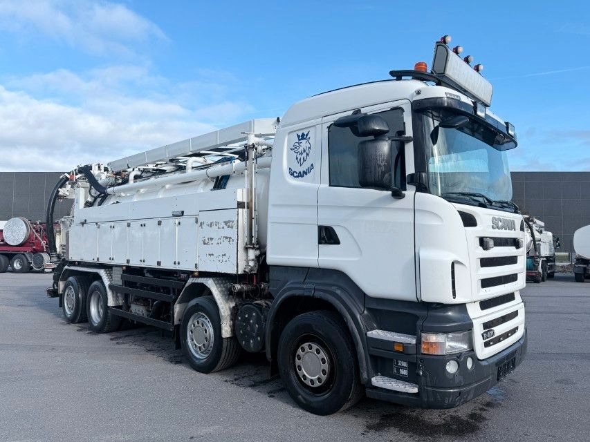 Scania R470 8x2*6 Hvidtved Larsen RECycler 414 - Limpieza de alcantarillado: foto 2 Scania R470 8x2*6 Hvidtved Larsen RECycler 414 - Limpieza de alcantarillado: foto 2