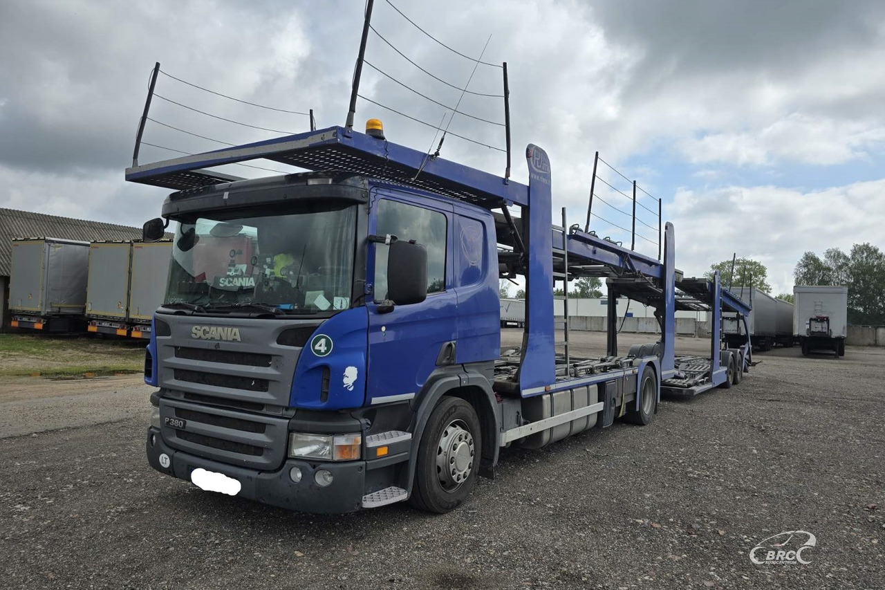 Scania P 380 - Portavehículos camión: foto 1 Scania P 380 - Portavehículos camión: foto 1