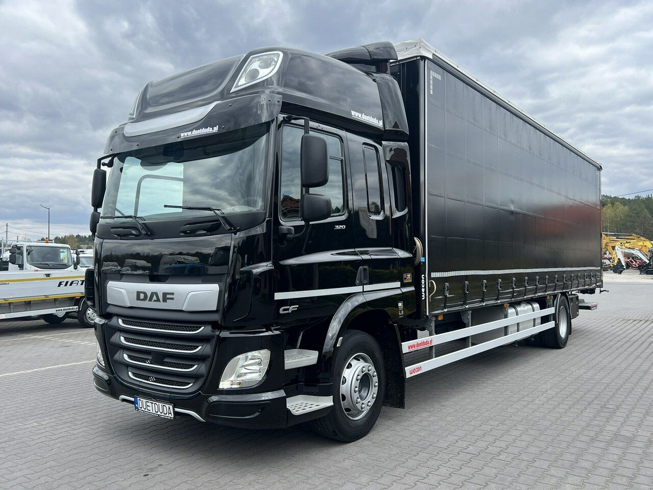 DAF CF 320 E6 Winda Firana Tył Drzwi Dach Zsuwany Długi 9.40m - Camión lona: foto 3 DAF CF 320 E6 Winda Firana Tył Drzwi Dach Zsuwany Długi 9.40m - Camión lona: foto 3