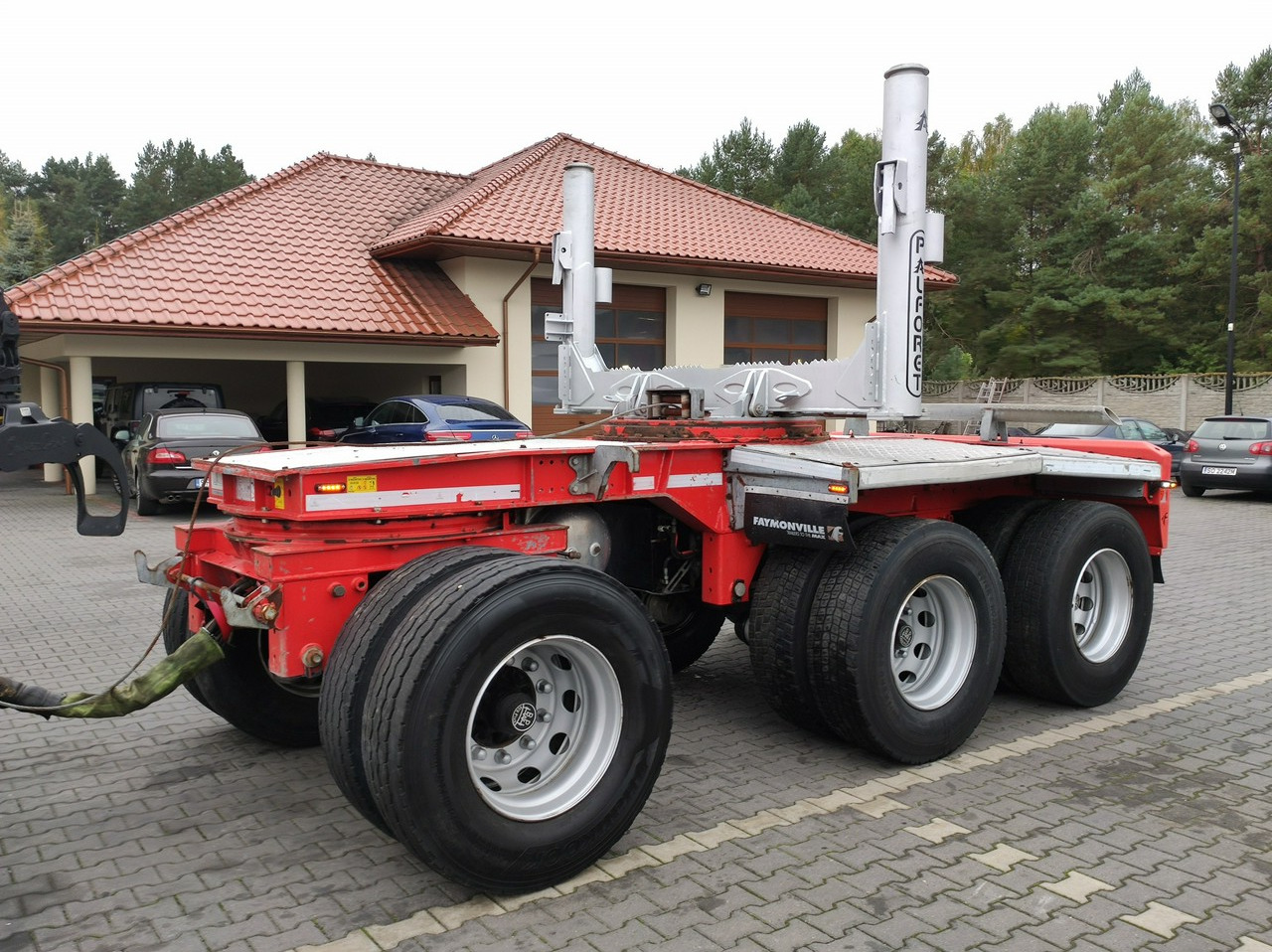 Remolque maderero Faymonville Wózek 3-Osie FlexMAX 12T Do drzewa Do drewna Do Lasu 2019/2020r: foto 1