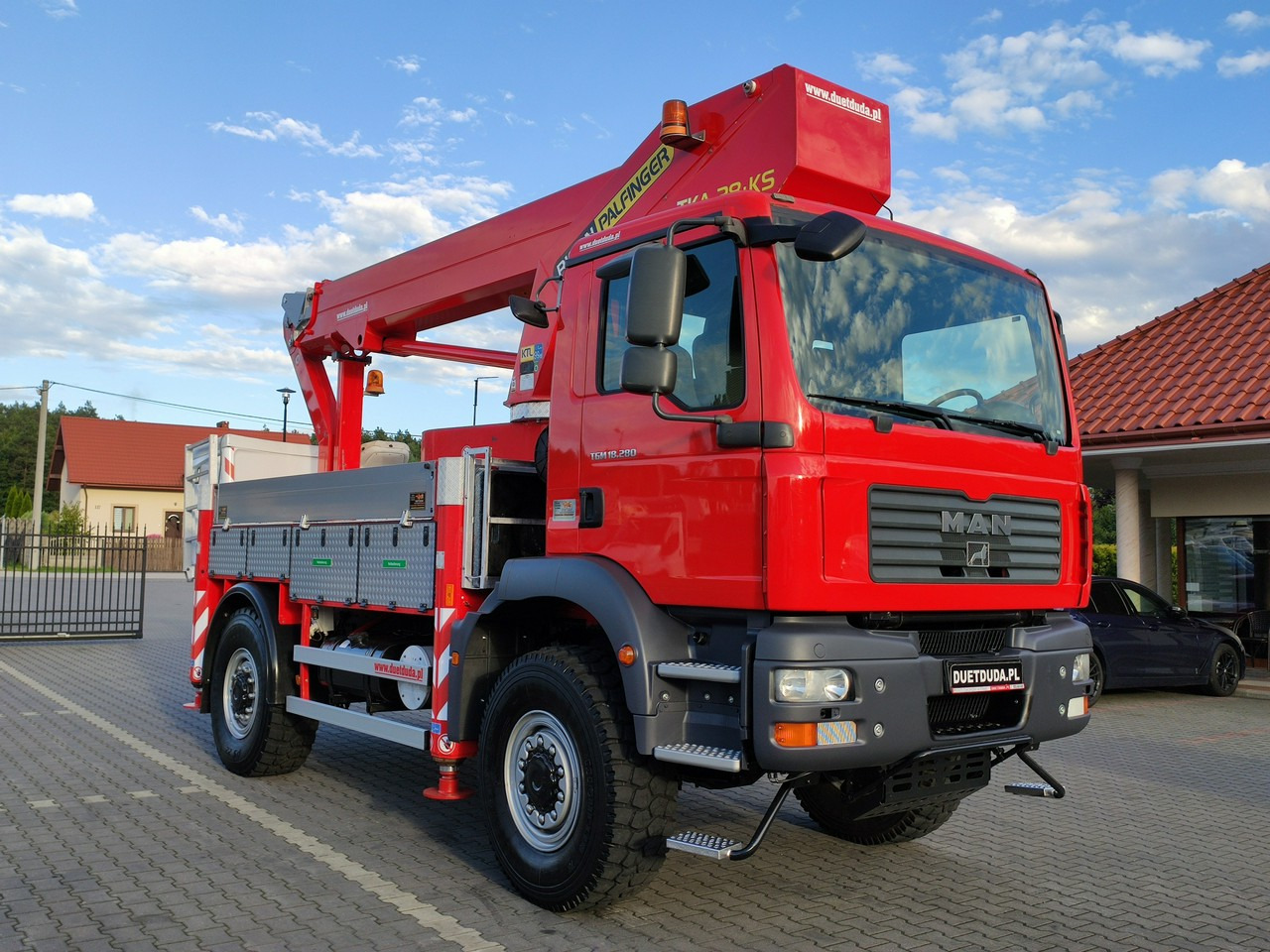 MAN TGM 18.280 4x4 Zwyżka Bison Palfinger TKA 28 Podnośnik Koszowy - Camión con plataforma elevadora: foto 5 MAN TGM 18.280 4x4 Zwyżka Bison Palfinger TKA 28 Podnośnik Koszowy - Camión con plataforma elevadora: foto 5