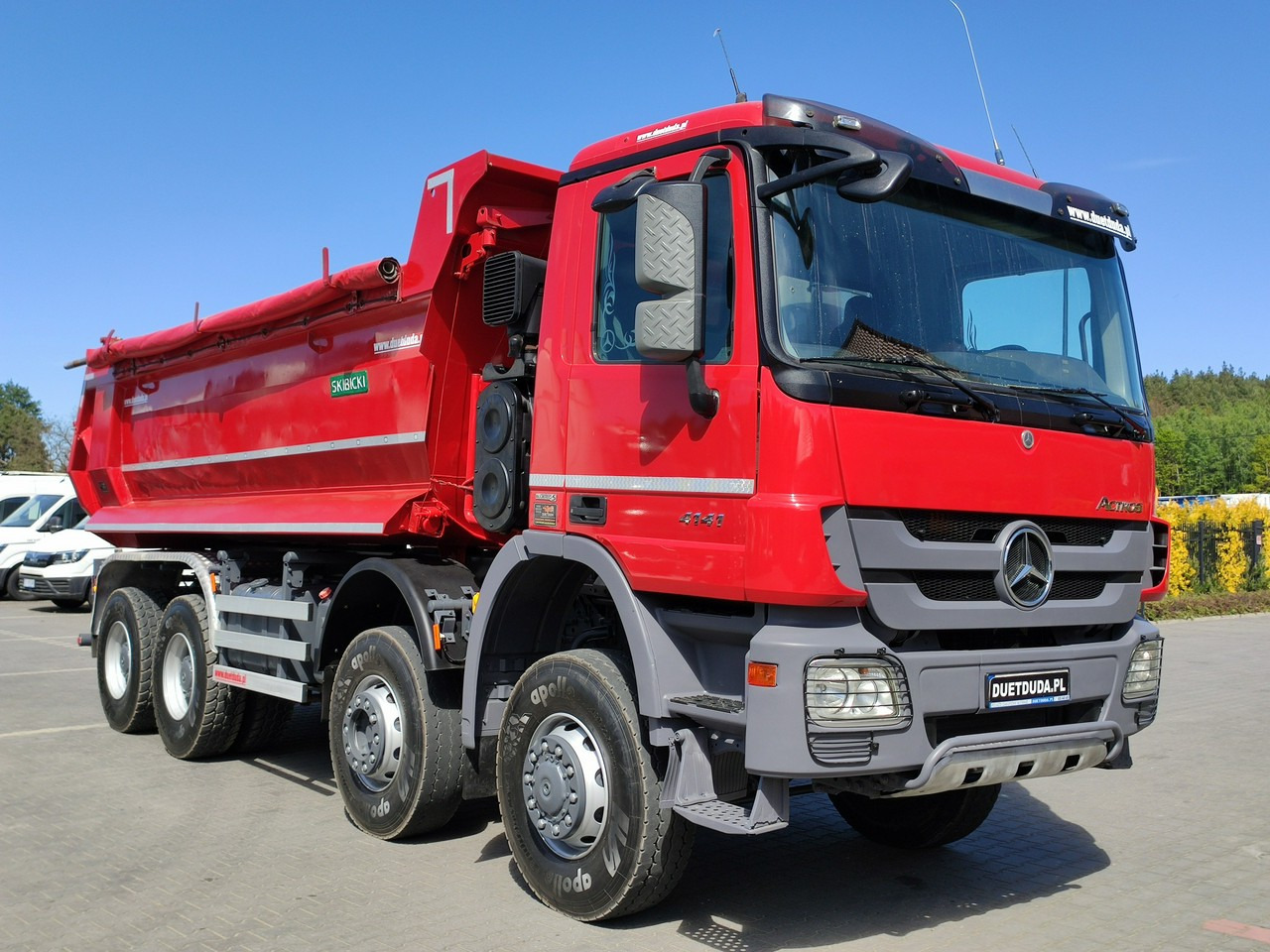 Mercedes Actros 4141 8x6 Wywrot SKIBICKI Automat EPS ze Sprzegłem !!! - Volquete camión: foto 2 Mercedes Actros 4141 8x6 Wywrot SKIBICKI Automat EPS ze Sprzegłem !!! - Volquete camión: foto 2
