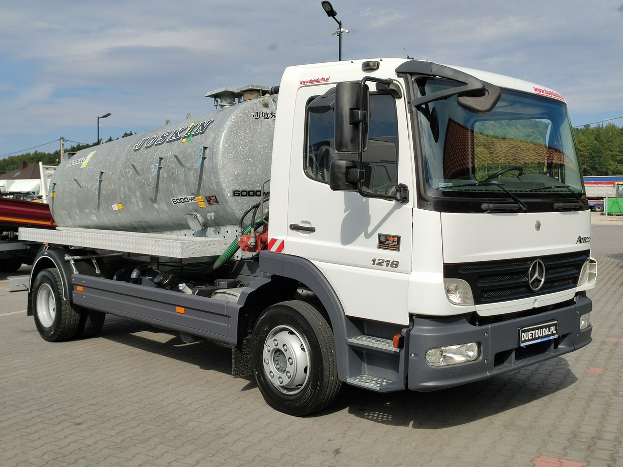 Mercedes Atego 1218 Asenizacyjny Szambiarka Beczka Szambowóz Poj.6m 2019r - Limpieza de alcantarillado: foto 2 Mercedes Atego 1218 Asenizacyjny Szambiarka Beczka Szambowóz Poj.6m 2019r - Limpieza de alcantarillado: foto 2