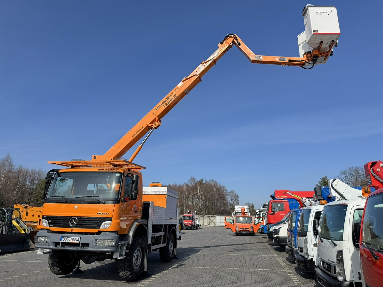 Mercedes Atego 1324 4x4 Zwyżka RUTHMANN STEIGER T220S12 Podnośnik Koszowy - Camión con plataforma elevadora: foto 1 Mercedes Atego 1324 4x4 Zwyżka RUTHMANN STEIGER T220S12 Podnośnik Koszowy - Camión con plataforma elevadora: foto 1