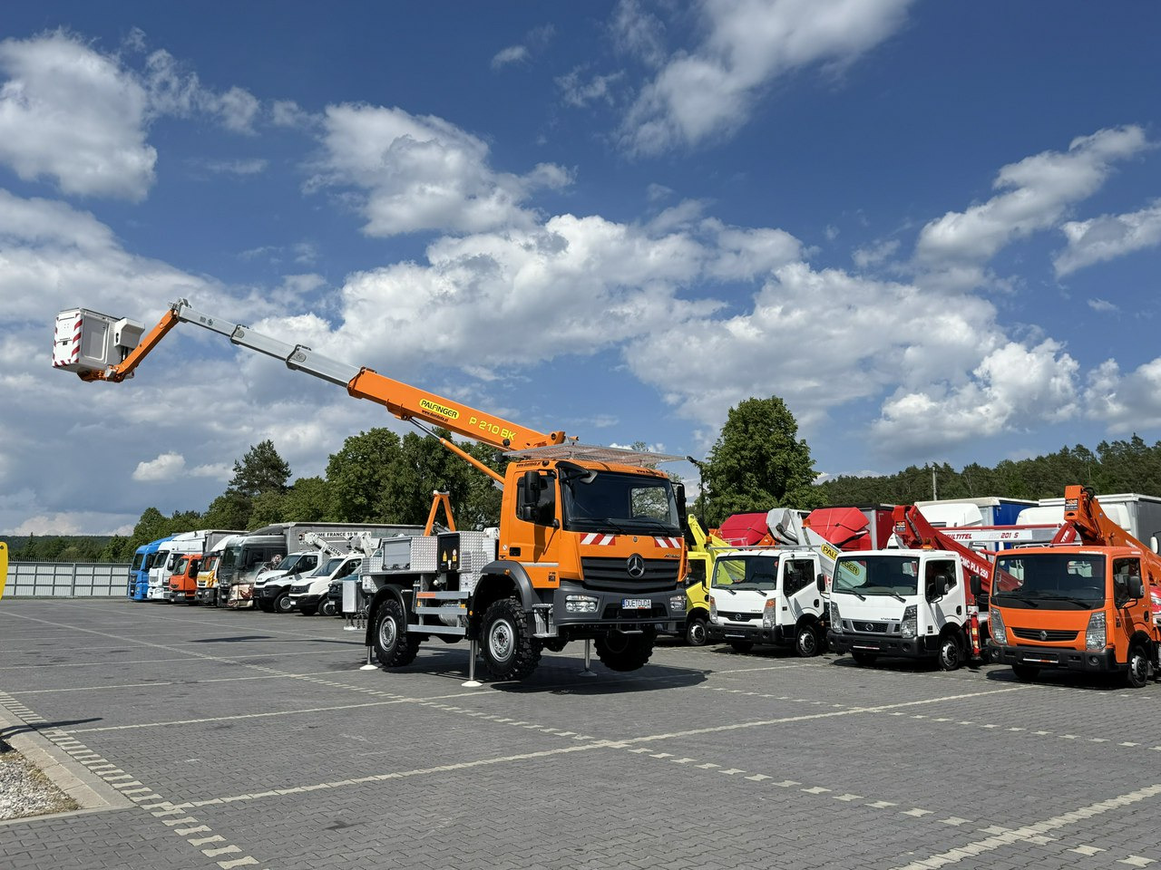 Mercedes Atego 718 E6 4x4 Zwyżka PALFINGER P210 BK Podnośnik Koszowy - Camión con plataforma elevadora: foto 4 Mercedes Atego 718 E6 4x4 Zwyżka PALFINGER P210 BK Podnośnik Koszowy - Camión con plataforma elevadora: foto 4
