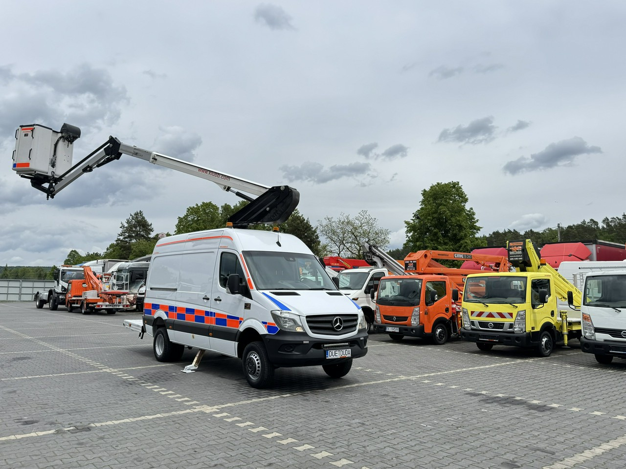 Mercedes Sprinter Zwyżka Podnośnik Koszowy KLUBB K42P UDT WUMAG GSR - Camión con plataforma elevadora: foto 5 Mercedes Sprinter Zwyżka Podnośnik Koszowy KLUBB K42P UDT WUMAG GSR - Camión con plataforma elevadora: foto 5