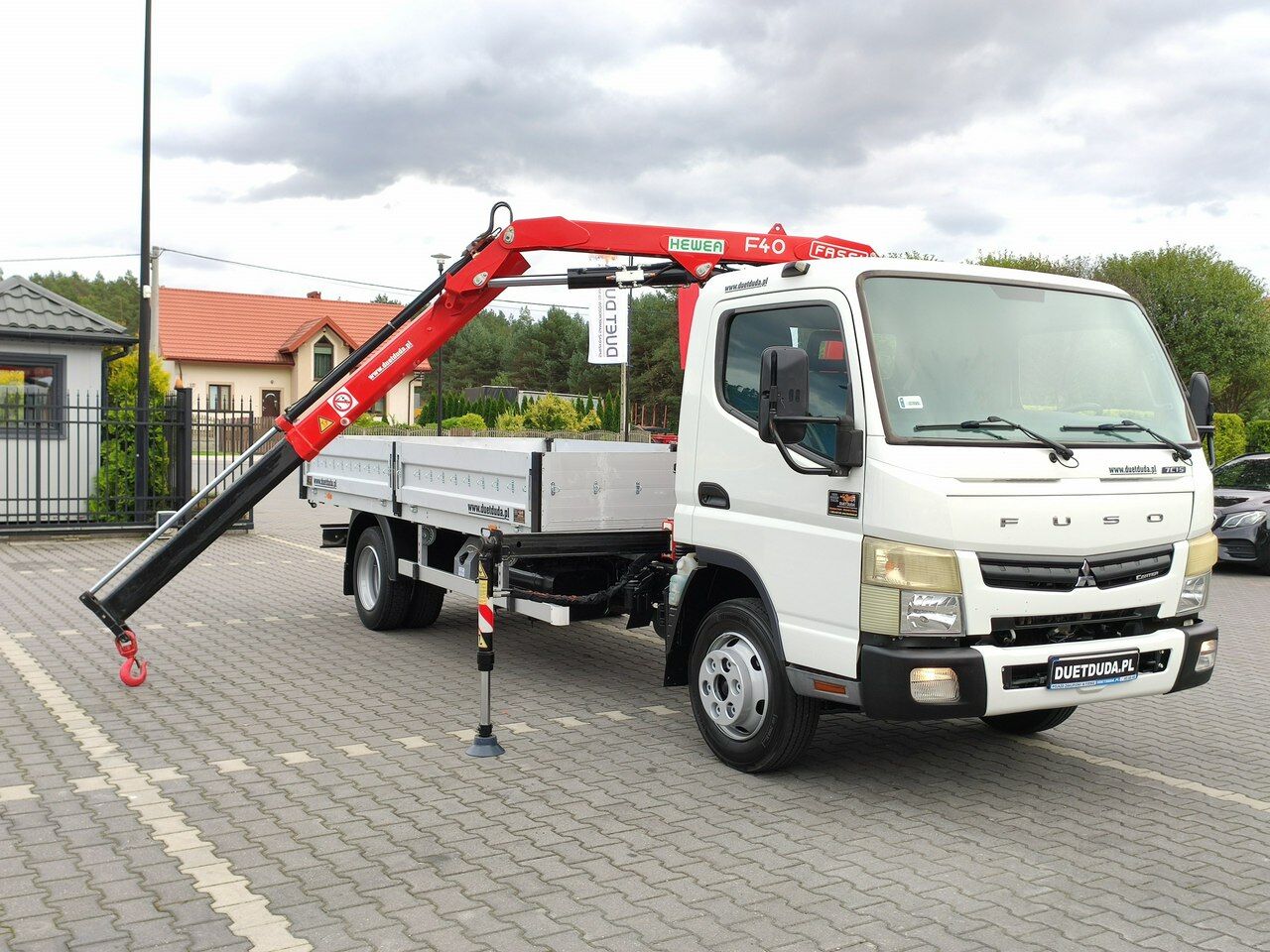 Mitsubishi Canter Fuso 7C15 3.0/150KM HDS FASSI F40 UNIKAT Super Stan !!! - Camión caja abierta, Camión grúa: foto 1 Mitsubishi Canter Fuso 7C15 3.0/150KM HDS FASSI F40 UNIKAT Super Stan !!! - Camión caja abierta, Camión grúa: foto 1