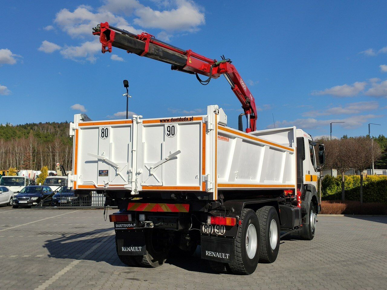 Renault Kerax 26.370 6x4 Mocny HDS FASSI F110 - Volquete camión, Camión grúa: foto 4 Renault Kerax 26.370 6x4 Mocny HDS FASSI F110 - Volquete camión, Camión grúa: foto 4
