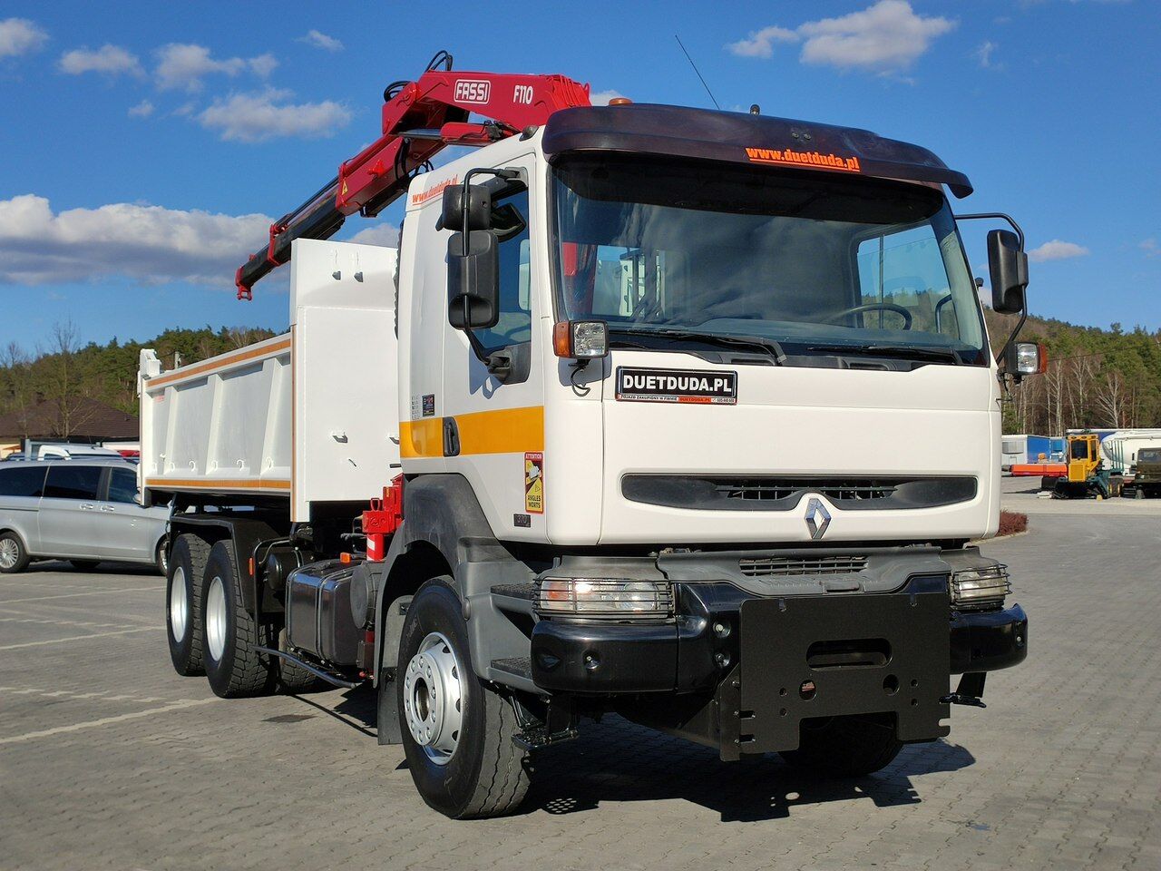 Renault Kerax 26.370 6x4 Mocny HDS FASSI F110 - Volquete camión, Camión grúa: foto 3 Renault Kerax 26.370 6x4 Mocny HDS FASSI F110 - Volquete camión, Camión grúa: foto 3
