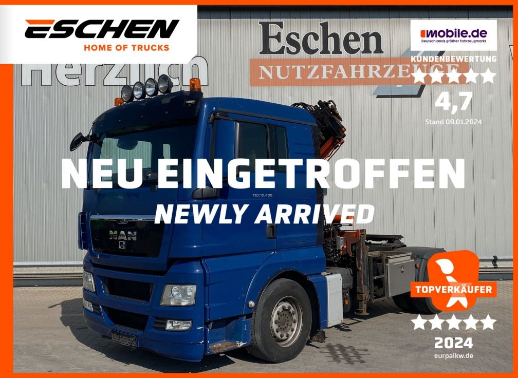 MAN TGX 18.400 4x2 BLS / Atlas 165.2 Faltkran - Cabeza tractora: foto 1 MAN TGX 18.400 4x2 BLS / Atlas 165.2 Faltkran - Cabeza tractora: foto 1