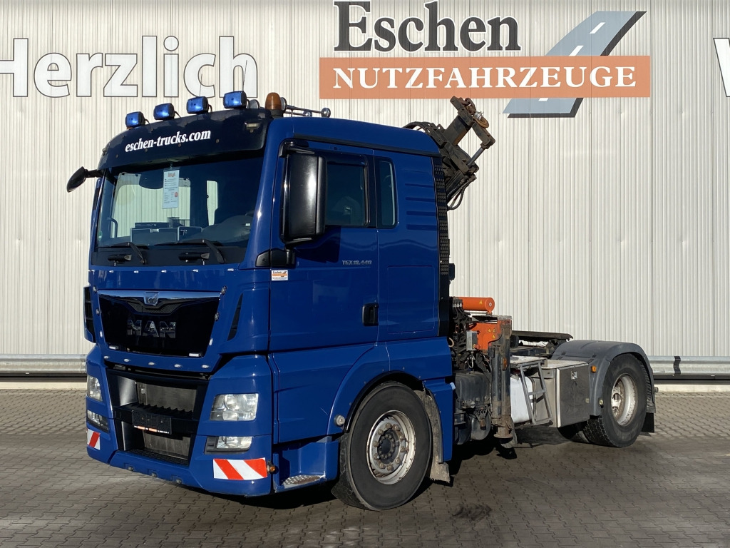MAN TGX 18.440 4x2 BLS / Atlas 165.2E-A4 Kran - Cabeza tractora: foto 1 MAN TGX 18.440 4x2 BLS / Atlas 165.2E-A4 Kran - Cabeza tractora: foto 1