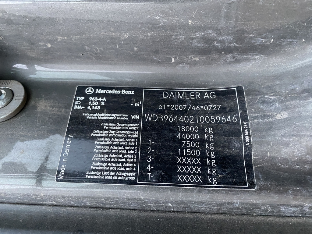 Mercedes-Benz 1845 HAD Arocs Hydrodrive - Cabeza tractora: foto 3 Mercedes-Benz 1845 HAD Arocs Hydrodrive - Cabeza tractora: foto 3