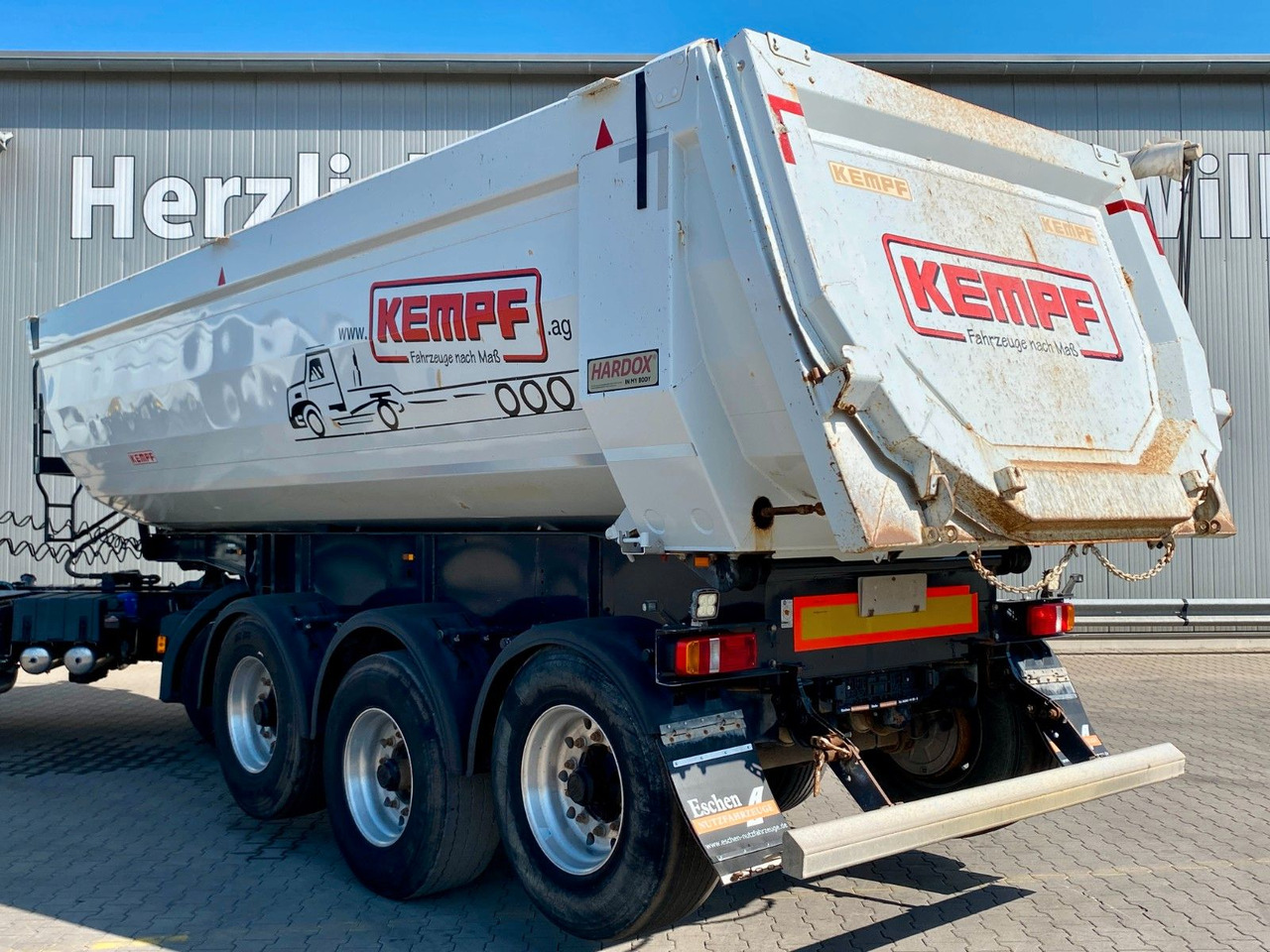 Kempf SKM 35/3 | Stahl 27m³*1+3.Achse liftbar*BPW*EBS - Volquete semirremolque: foto 3 Kempf SKM 35/3 | Stahl 27m³*1+3.Achse liftbar*BPW*EBS - Volquete semirremolque: foto 3