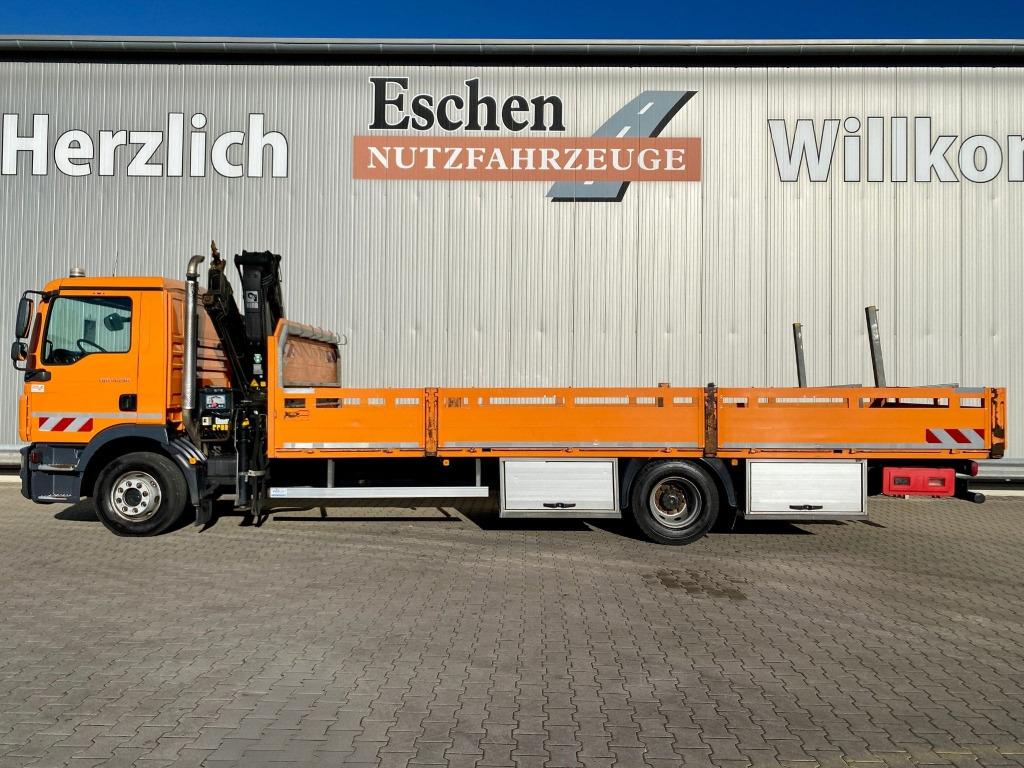 MAN TGM 15.290 4x2 BL / HIAB Faltkran - Camión caja abierta, Camión grúa: foto 2 MAN TGM 15.290 4x2 BL / HIAB Faltkran - Camión caja abierta, Camión grúa: foto 2