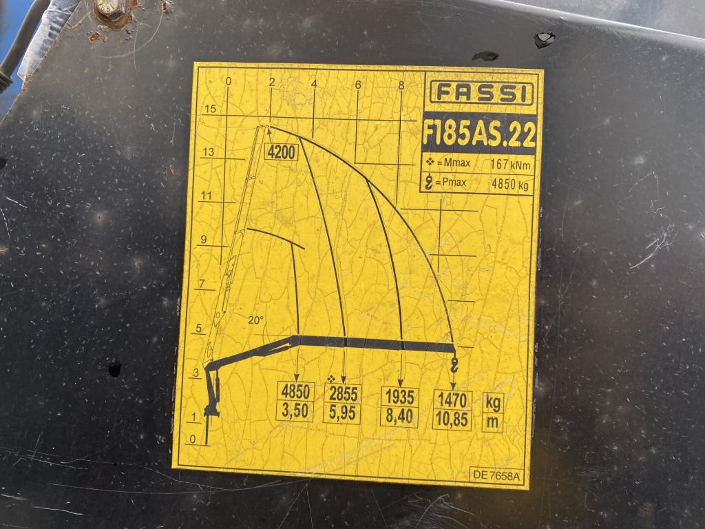 MAN TGX 26.440 6x2 BL / Fassi F185AS22 Kran - Camión caja abierta, Camión grúa: foto 3 MAN TGX 26.440 6x2 BL / Fassi F185AS22 Kran - Camión caja abierta, Camión grúa: foto 3