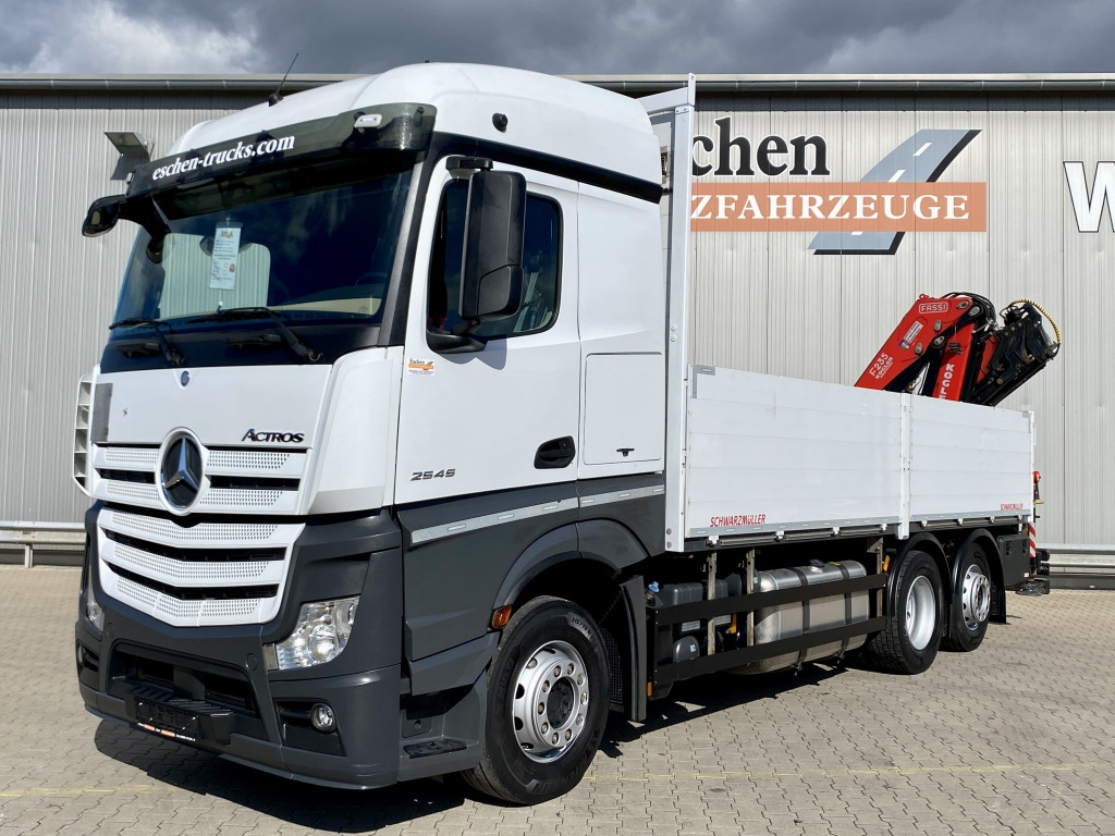 Mercedes-Benz Actros 2545 6x2 / Fassi F235A Kran - Camión caja abierta, Camión grúa: foto 1 Mercedes-Benz Actros 2545 6x2 / Fassi F235A Kran - Camión caja abierta, Camión grúa: foto 1