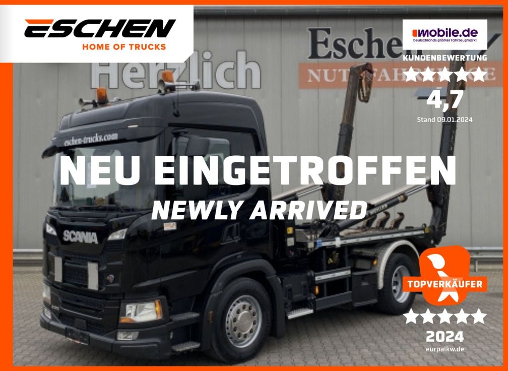 Scania G 370 B 4x2 LA - Portacontenedor de cadenas camión: foto 1 Scania G 370 B 4x2 LA - Portacontenedor de cadenas camión: foto 1