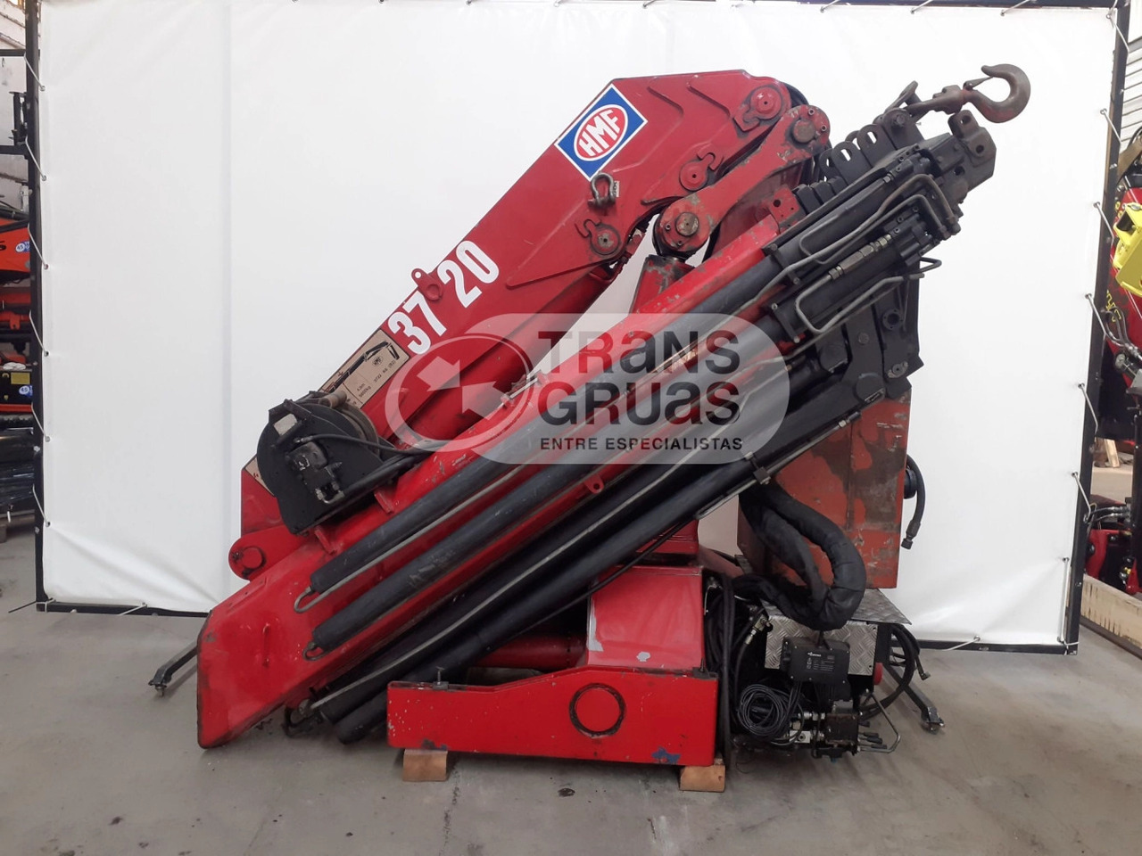 Grúa HMF 3720 K6 - Grúa para camión para Camión: foto 2 Grúa HMF 3720 K6 - Grúa para camión para Camión: foto 2
