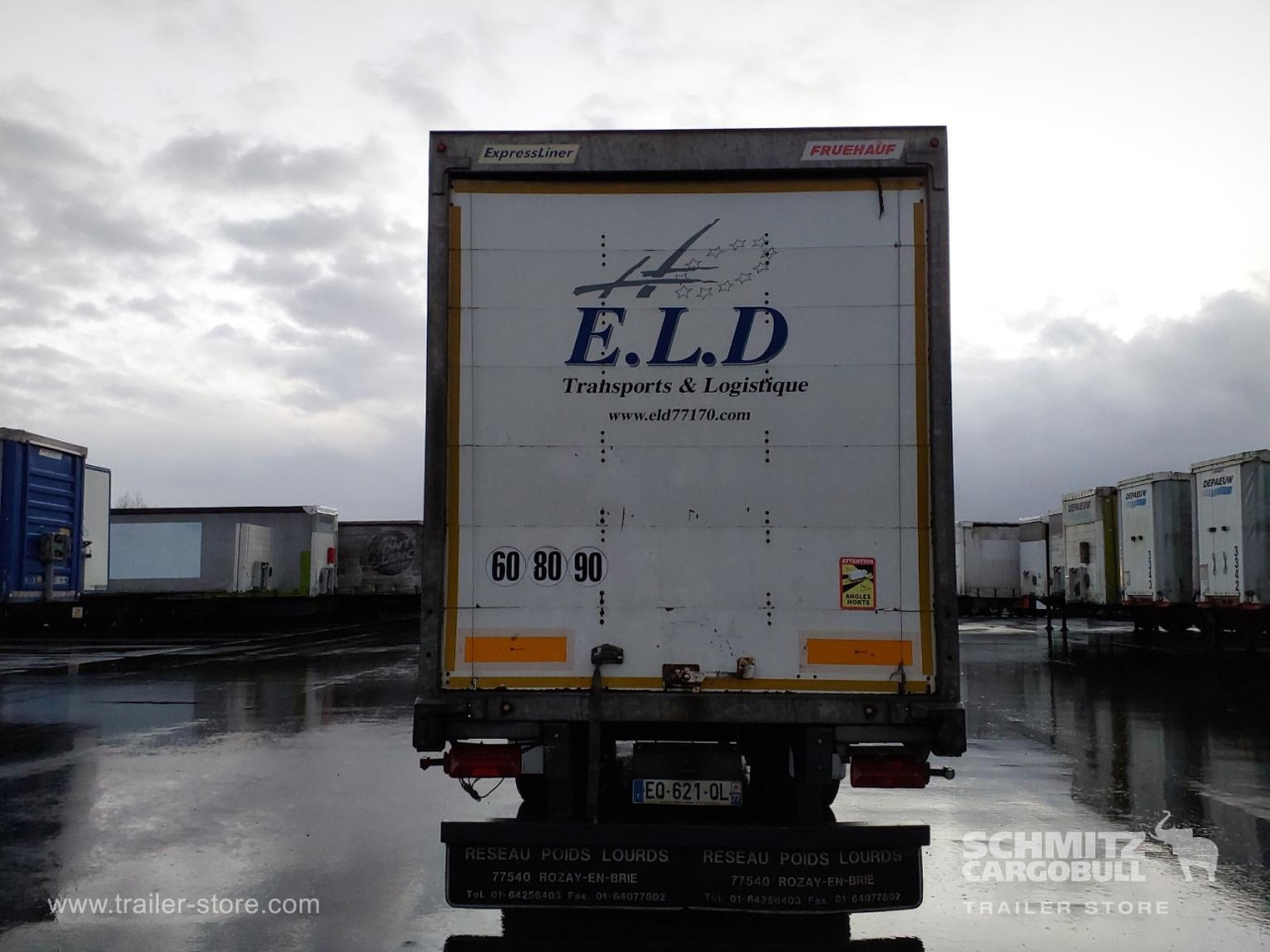 Caja cerrada semirremolque FRUEHAUF Dryfreight Standard Roller shutter door: foto 6