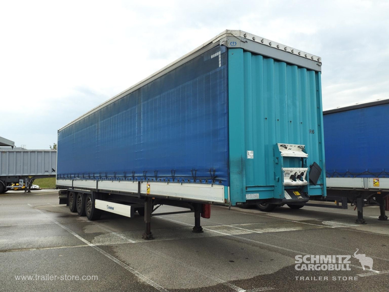 KRONE Curtainsider Dropside - Semirremolque lona: foto 1 KRONE Curtainsider Dropside - Semirremolque lona: foto 1