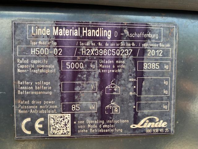 Linde H50 D-02 - Carretilla elevadora diésel: foto 5 Linde H50 D-02 - Carretilla elevadora diésel: foto 5