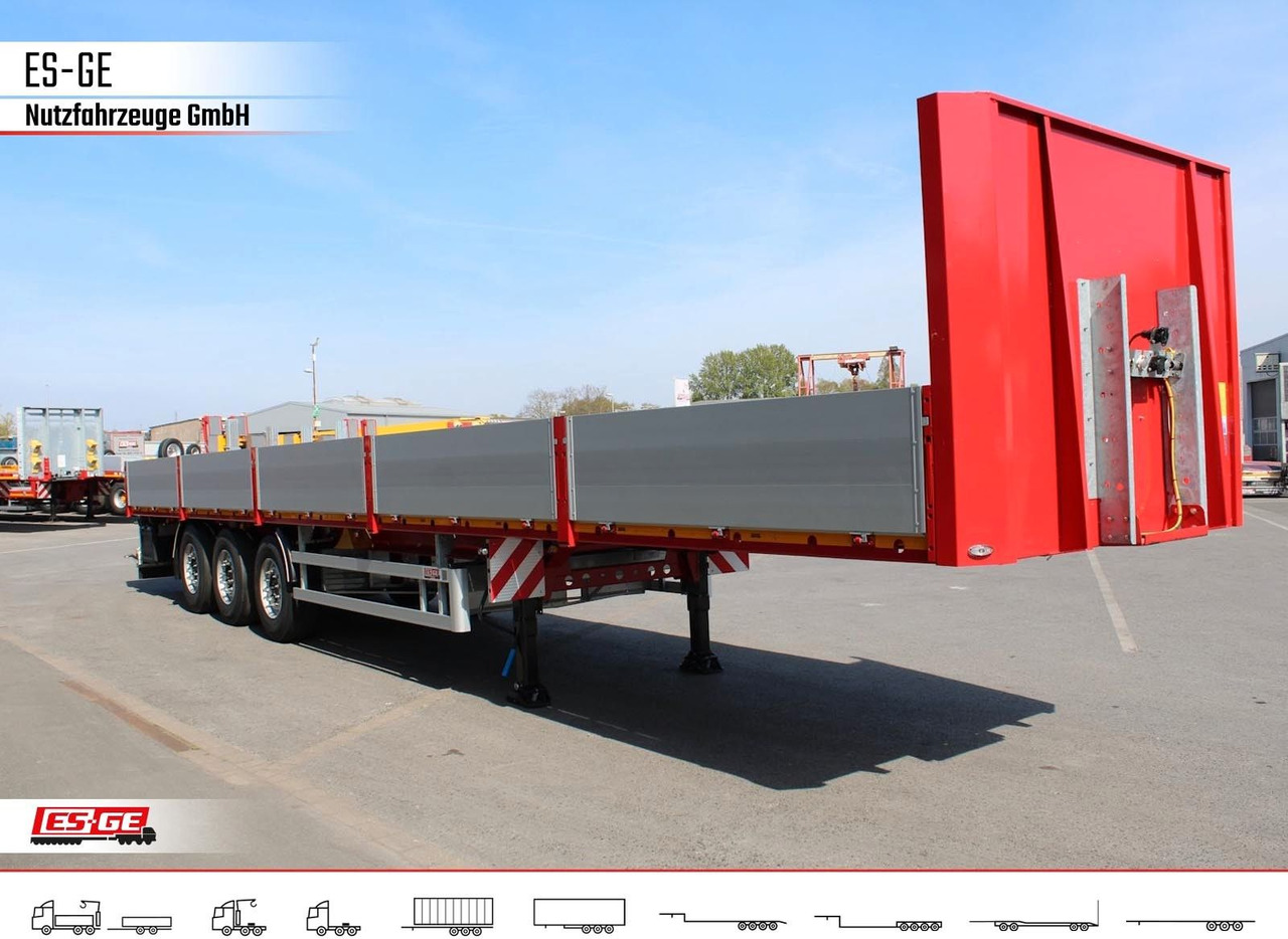 Semirremolque plataforma/ Caja abierta ES-GE 3-Achs Sattelanhänger -Bordwände: foto 10