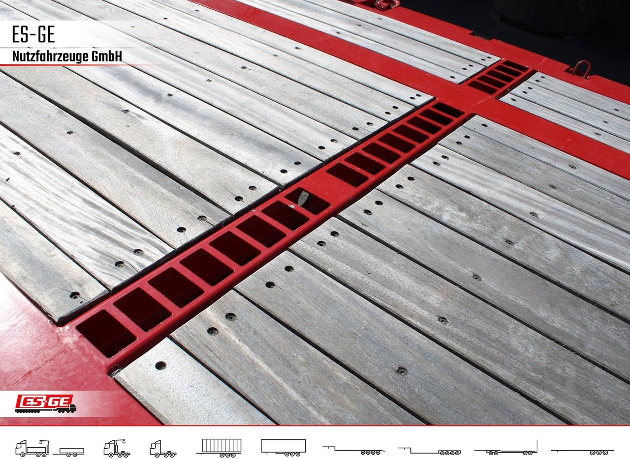Semirremolque plataforma/ Caja abierta ES-GE 3-Achs Sattelanhänger -Bordwände: foto 7