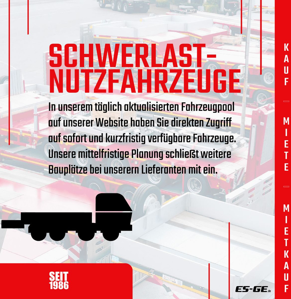 Semirremolque plataforma/ Caja abierta ES-GE 3-Achs Sattelanhänger -Bordwände: foto 13