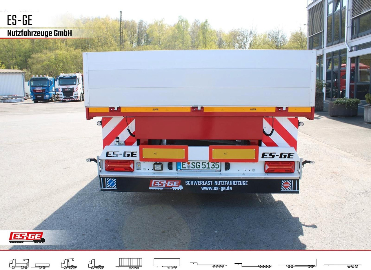 Semirremolque plataforma/ Caja abierta ES-GE 3-Achs Sattelanhänger -Bordwände: foto 6