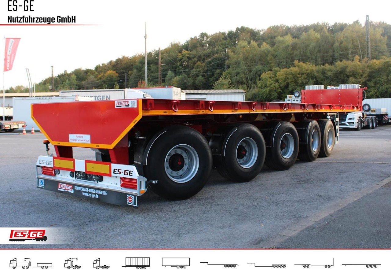 Semirremolque plataforma/ Caja abierta ES-GE 5-Achs-Ballastauflieger: foto 9