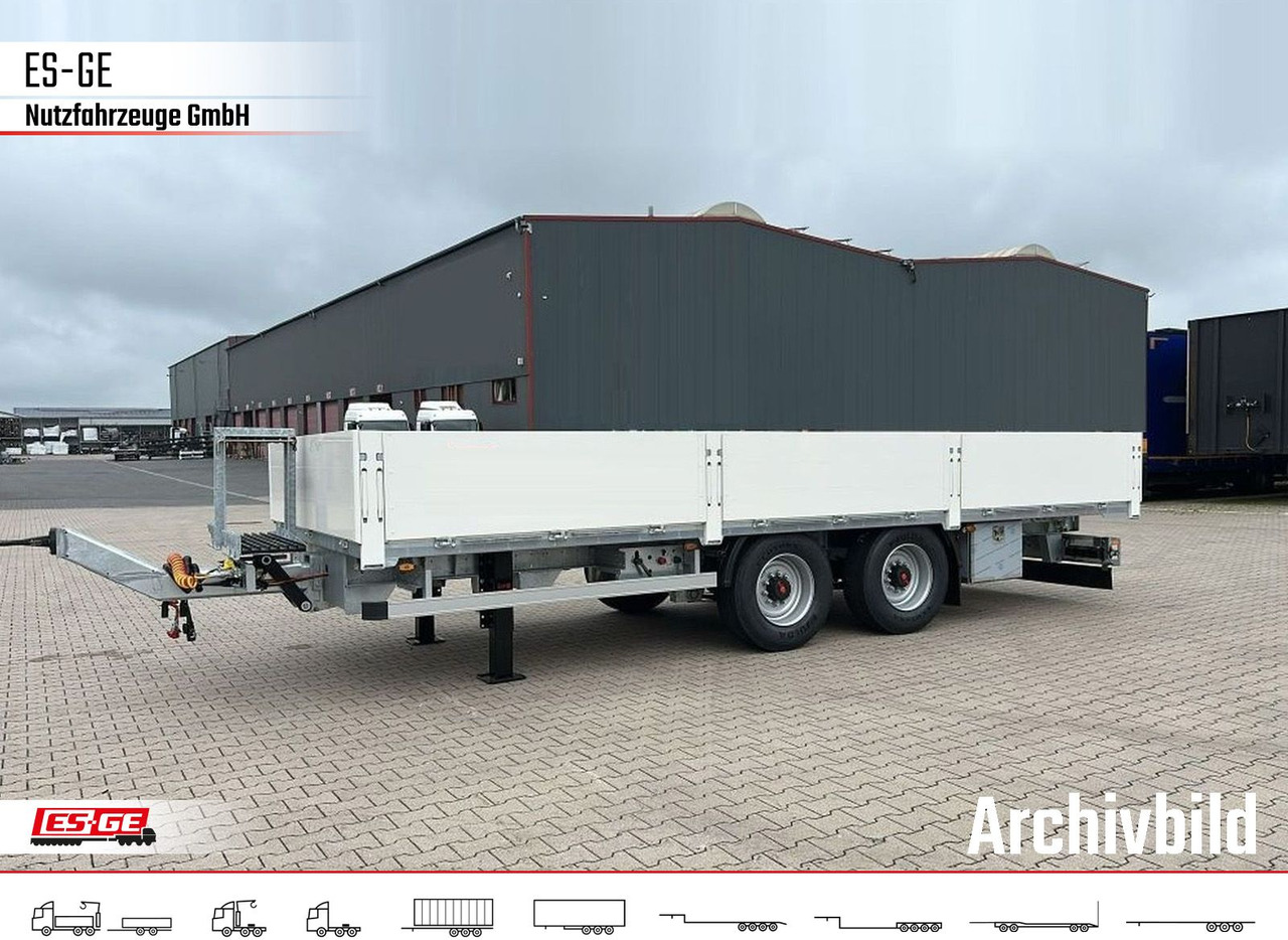 ES-GE Tandem-Anhänger Bordwände, CV, Rungen - Remolque plataforma/ Caja abierta: foto 1 ES-GE Tandem-Anhänger Bordwände, CV, Rungen - Remolque plataforma/ Caja abierta: foto 1