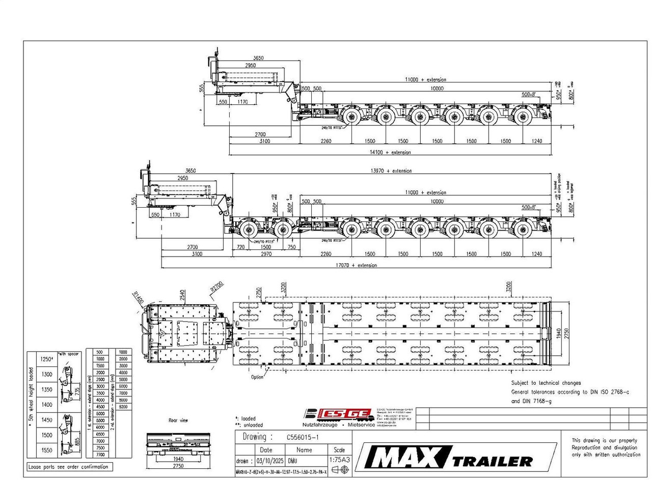 Faymonville MAX Trailer MAX 810 Semi-Tieflader 2+6 PA-X - Góndola rebajadas semirremolque: foto 1 Faymonville MAX Trailer MAX 810 Semi-Tieflader 2+6 PA-X - Góndola rebajadas semirremolque: foto 1