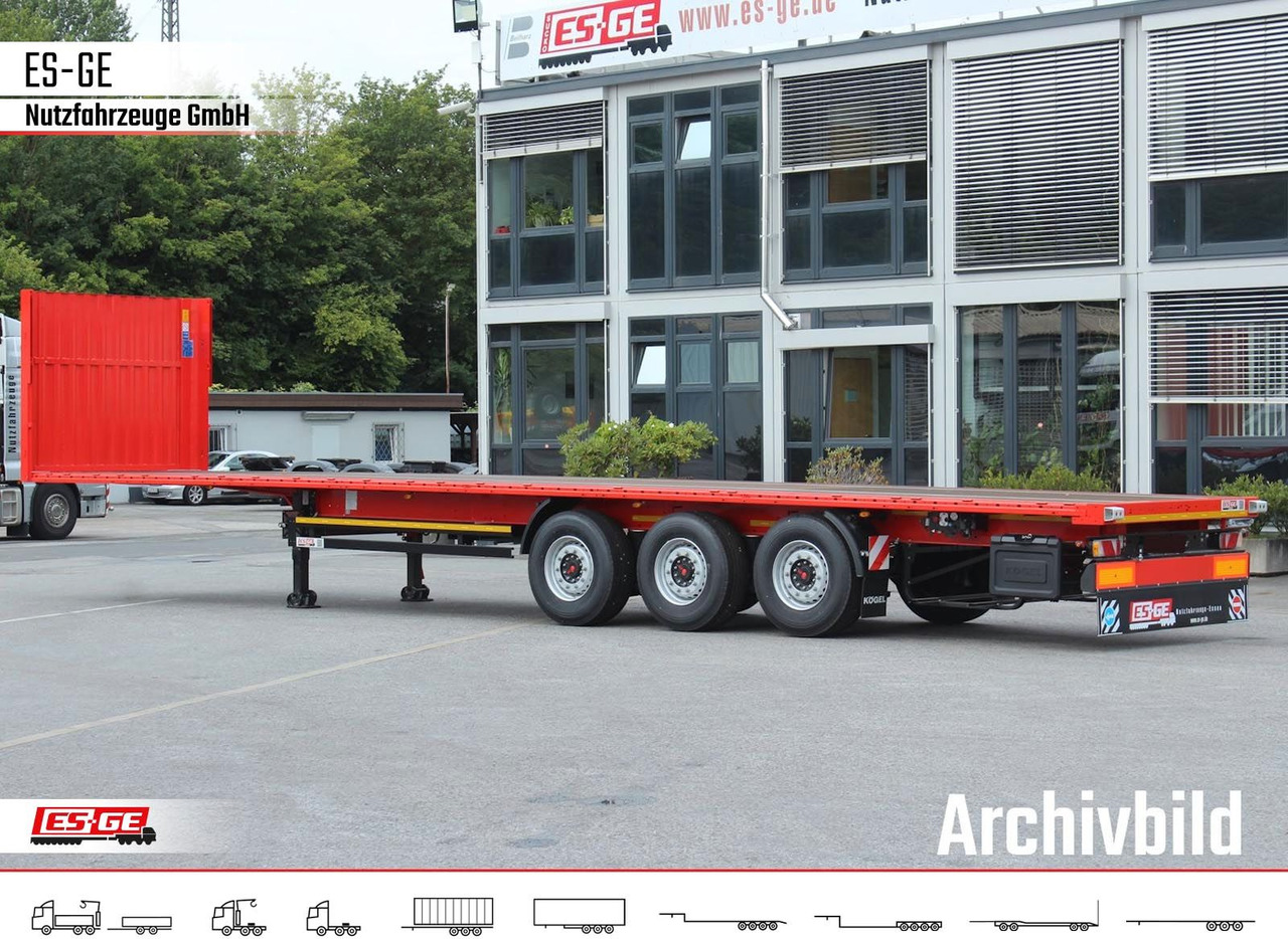 Kögel Multi Chassis. Rungen - Semirremolque plataforma/ Caja abierta: foto 1 Kögel Multi Chassis. Rungen - Semirremolque plataforma/ Caja abierta: foto 1