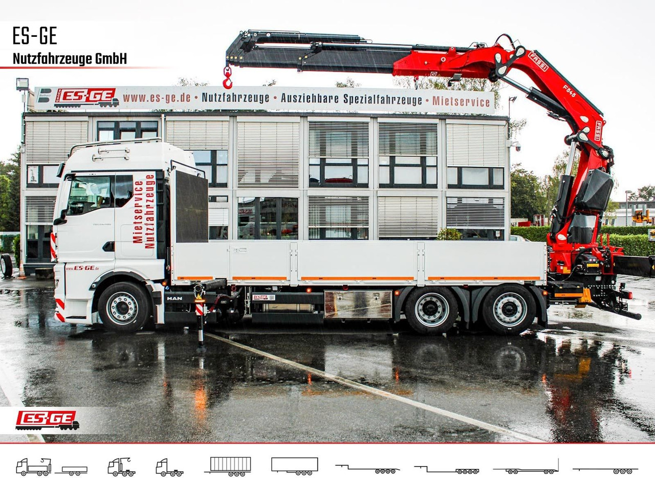 MAN TGX 26.480 6x2-4 LL CH mit Fassi F545RA.2.26 - Camión caja abierta, Camión grúa: foto 5 MAN TGX 26.480 6x2-4 LL CH mit Fassi F545RA.2.26 - Camión caja abierta, Camión grúa: foto 5