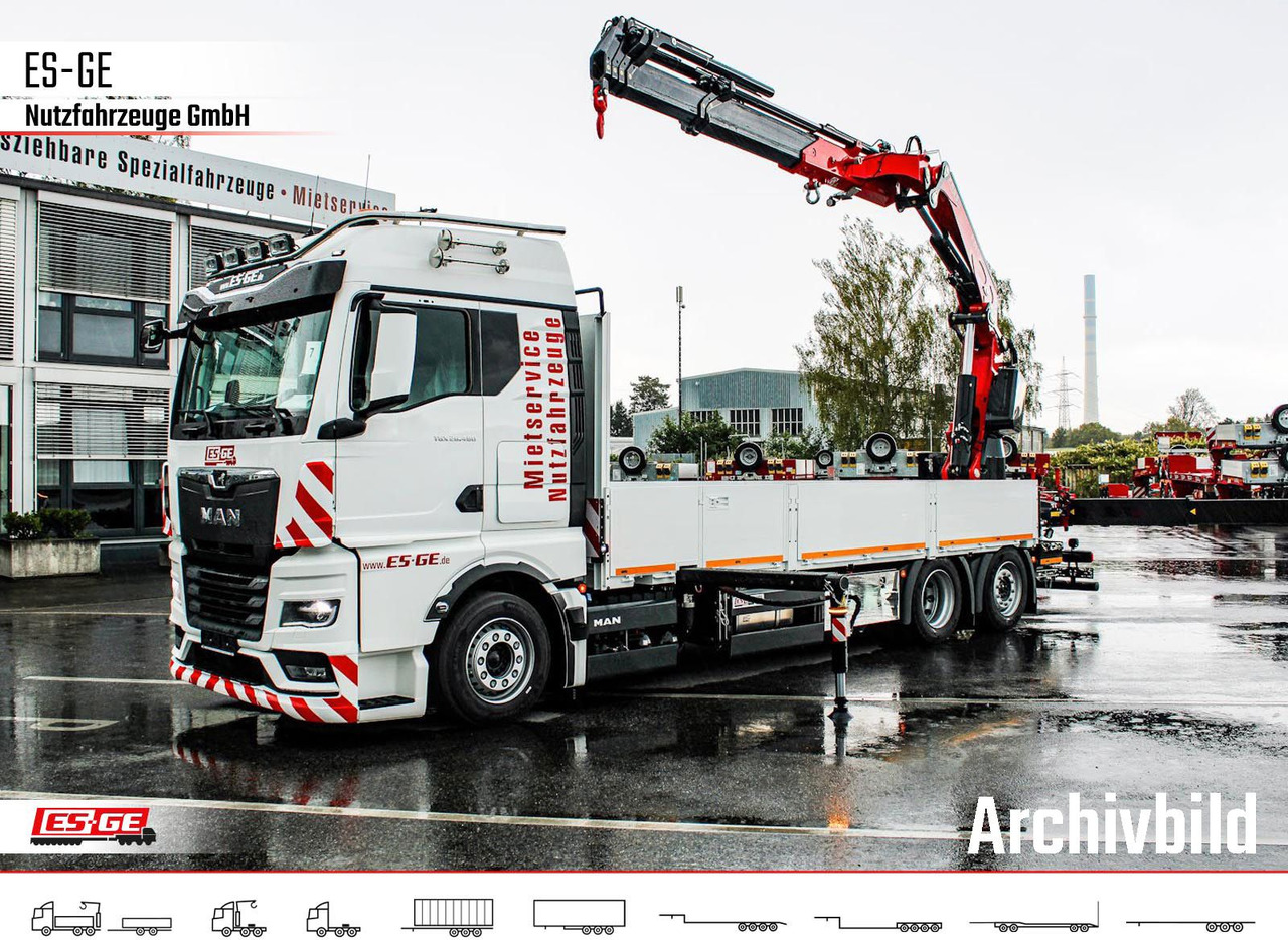 MAN TGX 26.480 6x2-4 LL CH mit Fassi F545RA.2.26 - Camión caja abierta, Camión grúa: foto 1 MAN TGX 26.480 6x2-4 LL CH mit Fassi F545RA.2.26 - Camión caja abierta, Camión grúa: foto 1