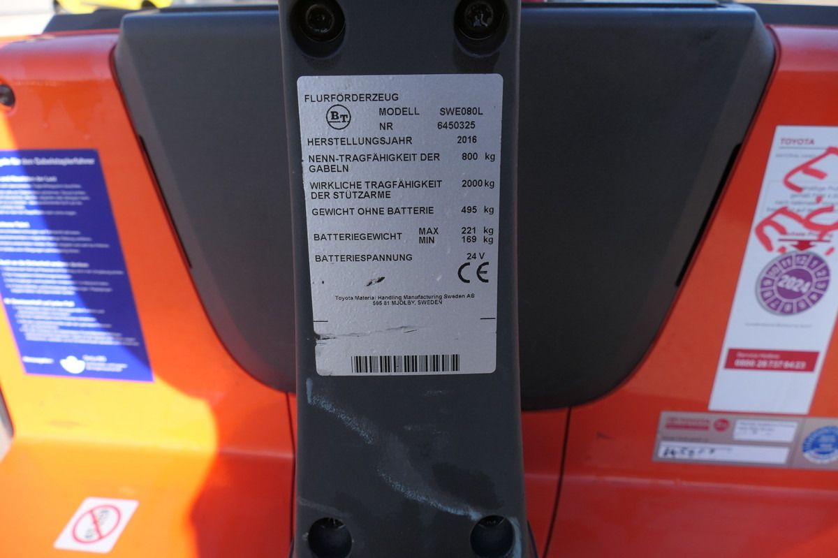 Transpaleta BT SWE 080L: foto 8 Transpaleta BT SWE 080L: foto 8