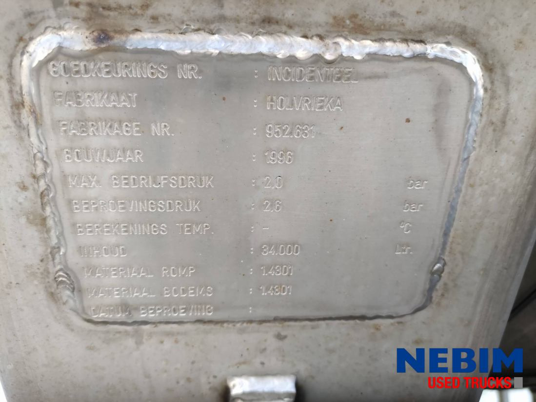 Burg BPO 12 28 Z - 34.000ltr - Cisterna semirremolque: foto 5 Burg BPO 12 28 Z - 34.000ltr - Cisterna semirremolque: foto 5