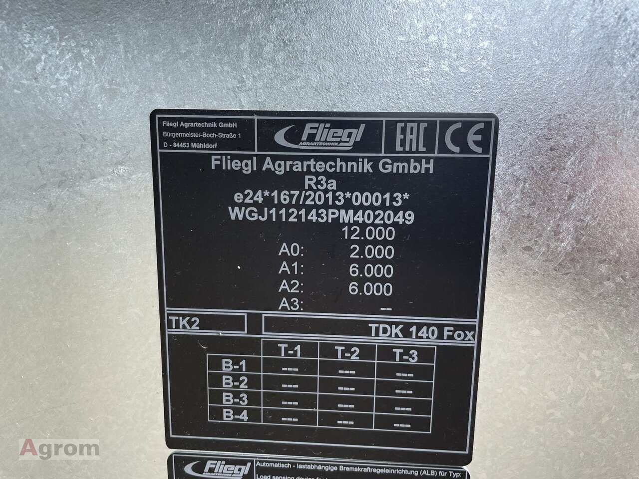 Leasing financiero de Fliegl TDK 140 FOX leasing Fliegl TDK 140 FOX: foto 7