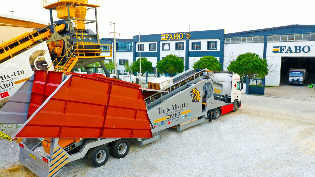 FABO mobile concrete batching plant - Planta de hormigón: foto 1 FABO mobile concrete batching plant - Planta de hormigón: foto 1