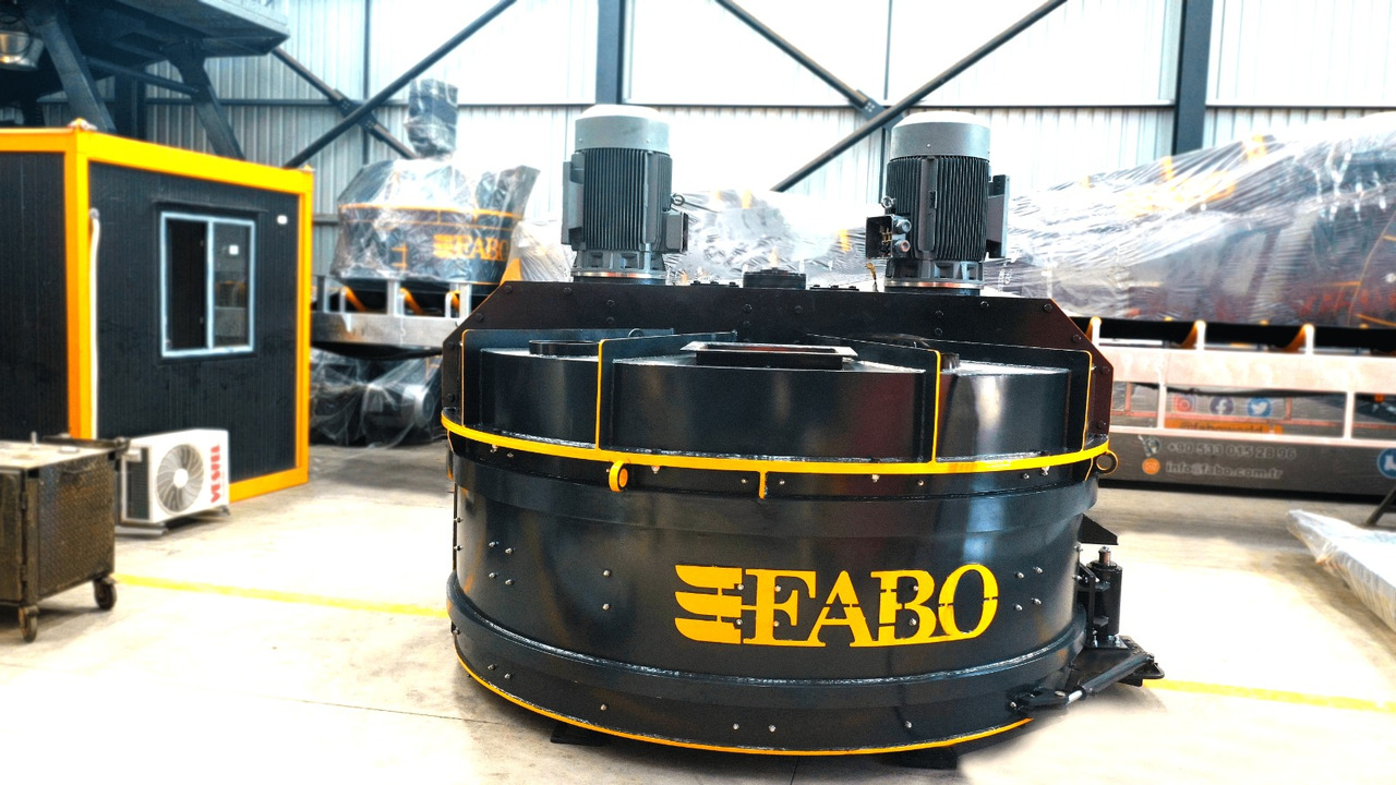 FABO twin shaft mixer - Hormigonera: foto 2 FABO twin shaft mixer - Hormigonera: foto 2