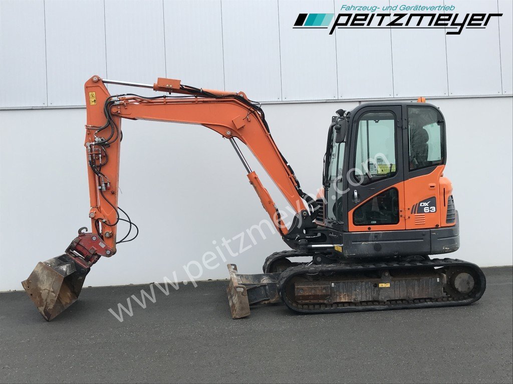 Miniexcavadora Doosan Kettenbagger DX 63-3 PowerTilt 070 , MS 03, mehrfach vorhanden: foto 7