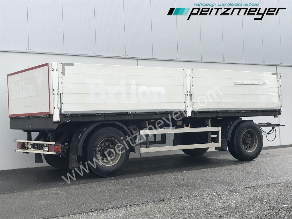 HEUSER 2 Achs Anhänger Baustoffanhänger - Remolque plataforma/ Caja abierta: foto 1 HEUSER 2 Achs Anhänger Baustoffanhänger - Remolque plataforma/ Caja abierta: foto 1