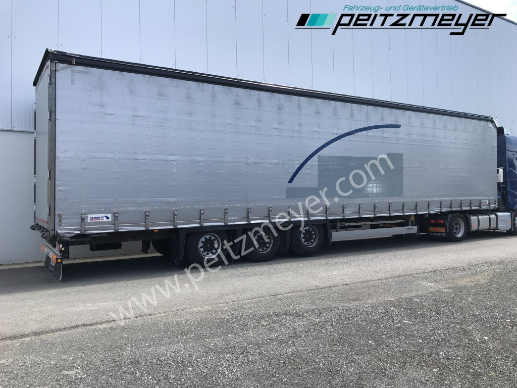 Semirremolque lona SCHMITZ 3 Achs Pritschenauflieger SCS 24/L-13.62 Mega, Power-Curtain Jumbo, Edscha, RSAB,: foto 7