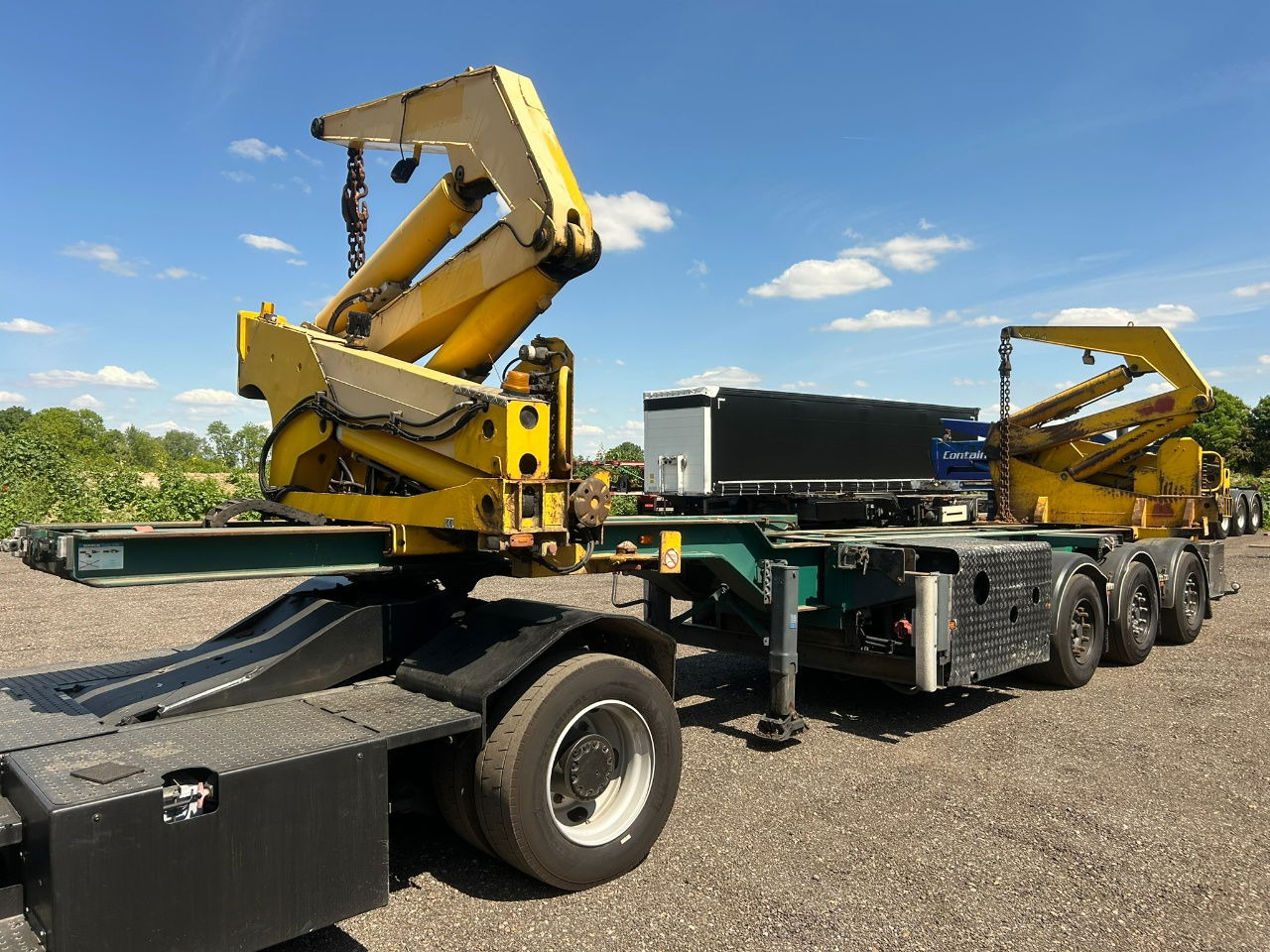 Hammar 195 HC / 20 ft, 2 x 20 ft 40 ft HC, power pack Diesel, Wireless controlle - Portacontenedore/ Intercambiable semirremolque: foto 1 Hammar 195 HC / 20 ft, 2 x 20 ft 40 ft HC, power pack Diesel, Wireless controlle - Portacontenedore/ Intercambiable semirremolque: foto 1