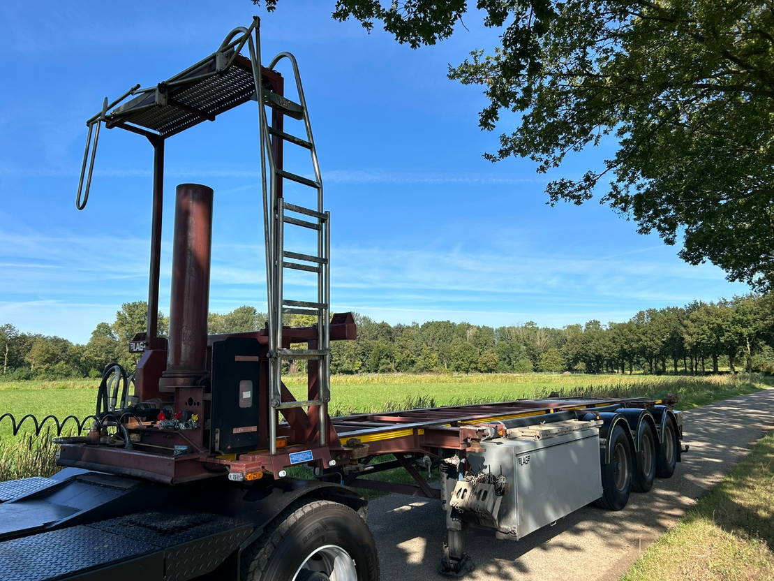LAG 30 FT Tipping chassis + 20 ft conection whit EBC Rotary Valve incl parts - Portacontenedore/ Intercambiable semirremolque: foto 1 LAG 30 FT Tipping chassis + 20 ft conection whit EBC Rotary Valve incl parts - Portacontenedore/ Intercambiable semirremolque: foto 1