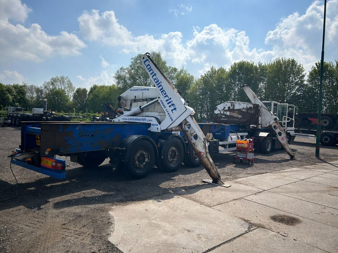 Steelbro Side loader 36 T SWL / 20ft - 2 x 20ft - 40 / diesel Power pack - Portacontenedore/ Intercambiable semirremolque: foto 2 Steelbro Side loader 36 T SWL / 20ft - 2 x 20ft - 40 / diesel Power pack - Portacontenedore/ Intercambiable semirremolque: foto 2