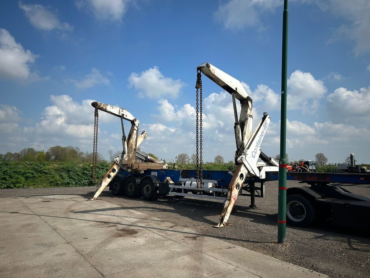 Steelbro Side loader 36 T SWL / 20ft - 2 x 20ft - 40 / diesel Power pack - Portacontenedore/ Intercambiable semirremolque: foto 1 Steelbro Side loader 36 T SWL / 20ft - 2 x 20ft - 40 / diesel Power pack - Portacontenedore/ Intercambiable semirremolque: foto 1