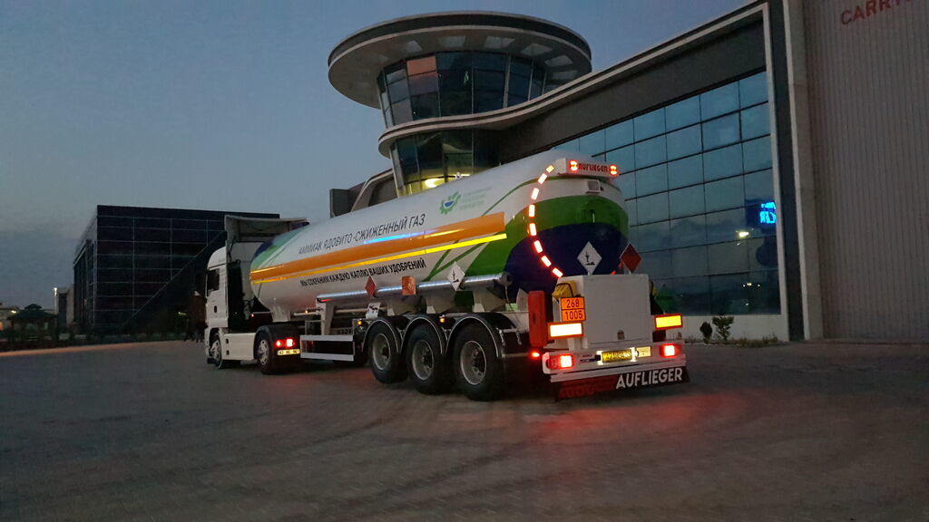 Cisterna semirremolque para transporte de substancias químicas nuevo SINAN TANKER-TREYLER Ammonia Tanker - Аммиаковоз Автоцистерна - صهريج نقل الأمونيوم: foto 12