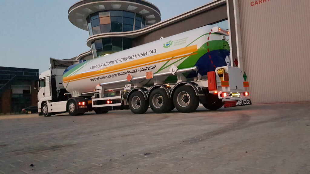 Cisterna semirremolque para transporte de substancias químicas nuevo SINAN TANKER-TREYLER Ammonia Tanker - Аммиаковоз Автоцистерна - صهريج نقل الأمونيوم: foto 11