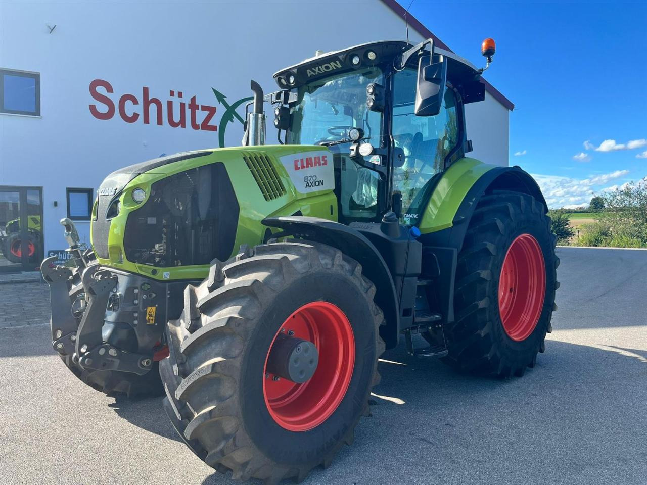 CLAAS Axion 870 CMATIC mit S10 GPS und Cebis Touch, Vorderreifen NEU - Tractor: foto 1 CLAAS Axion 870 CMATIC mit S10 GPS und Cebis Touch, Vorderreifen NEU - Tractor: foto 1